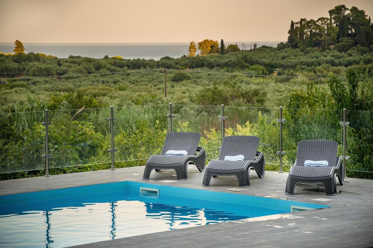 Villa Natura Prive Swimming Pool Lithakia  Exterior photo