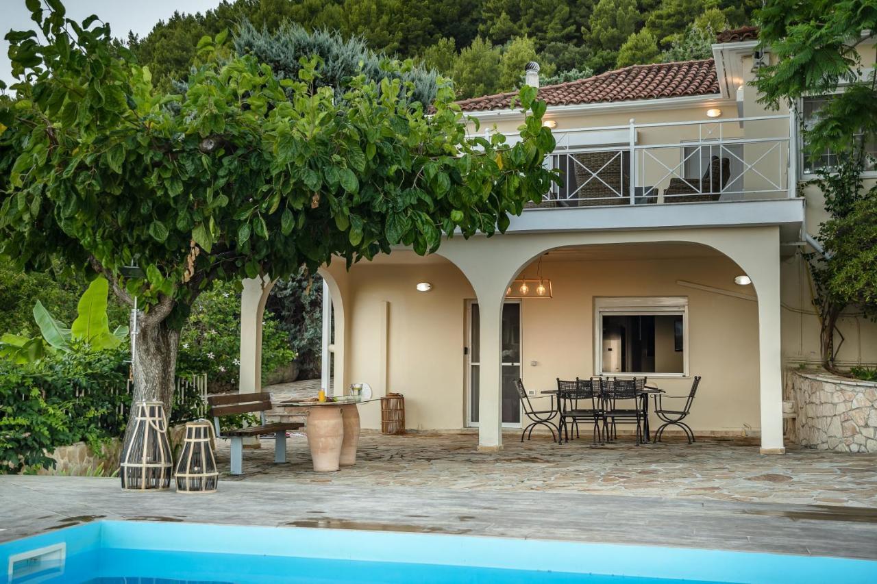 Villa Natura Prive Swimming Pool Lithakia  Exterior photo